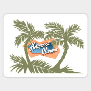 The Hollywood Riviera Sticker